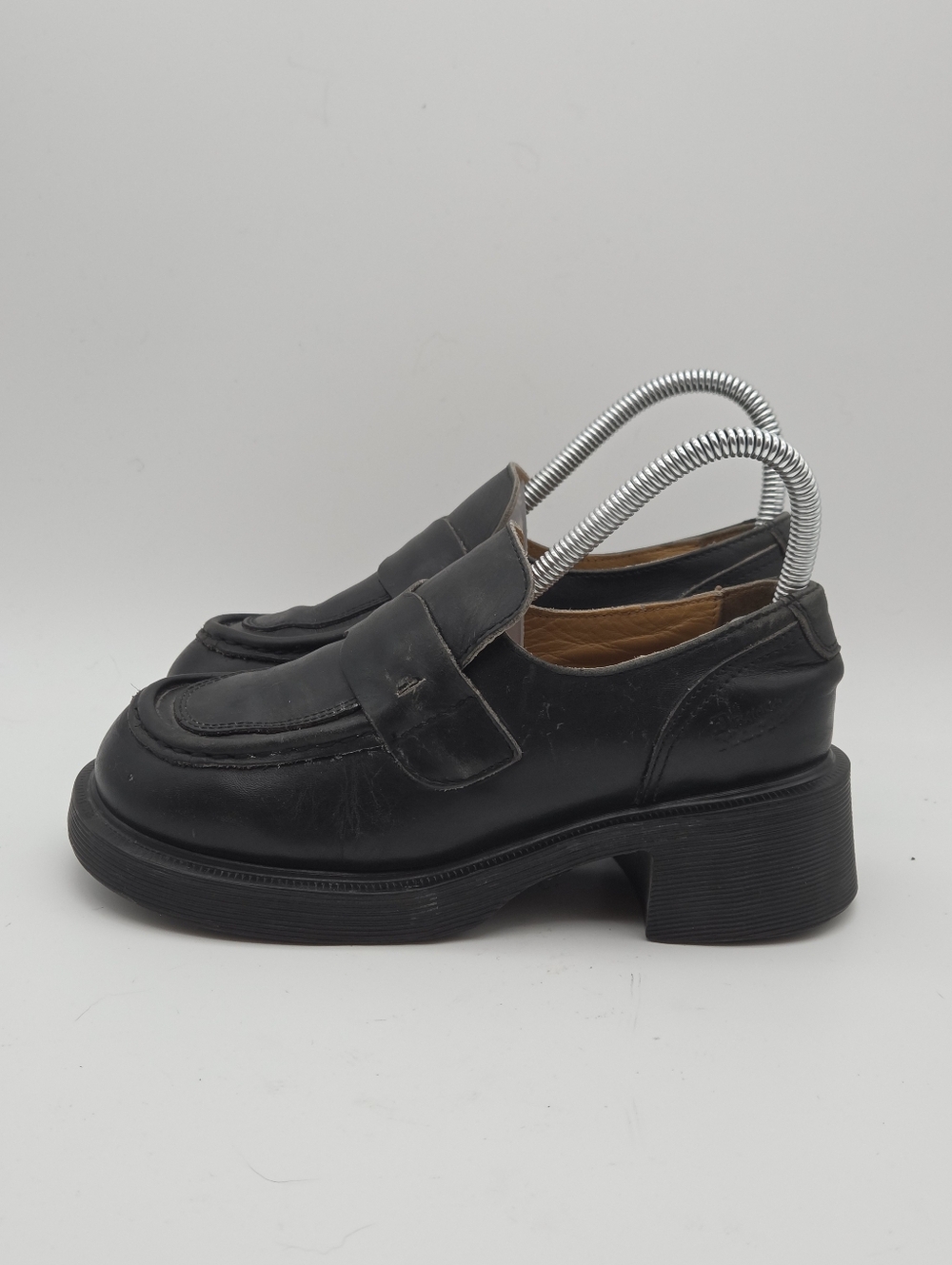 Vintage Dr Martens Made in England Y2K Chunky Loafers Size 5 - Picture 2 of 10